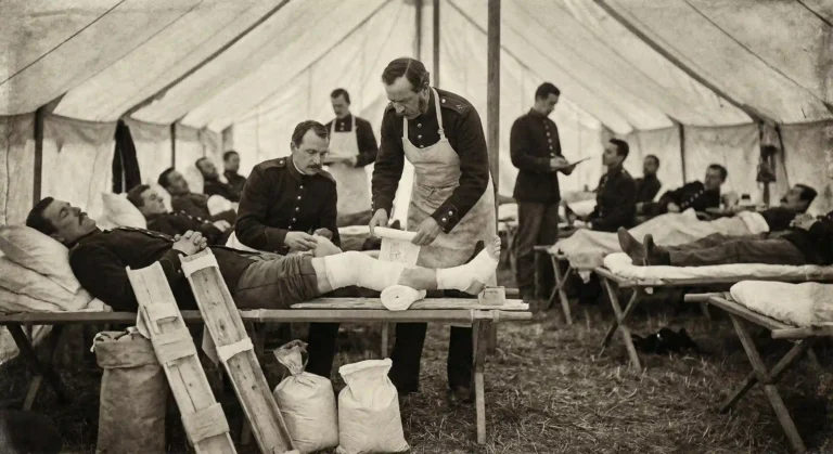 El uso del yeso médico