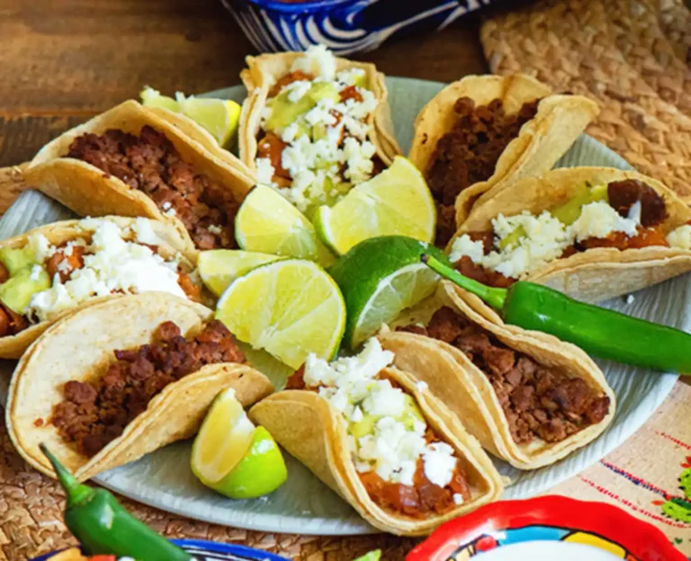 Tacos de carne asada
