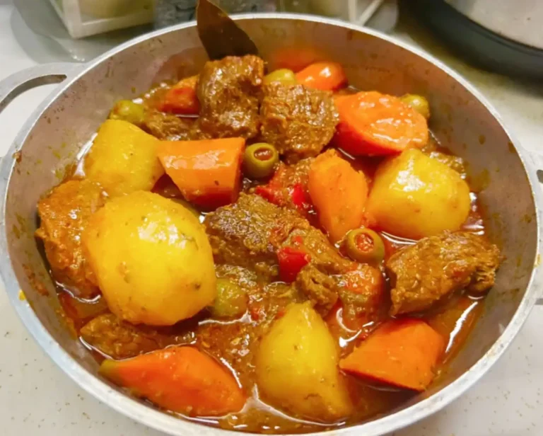 Carne con papas… ¡qué rico!