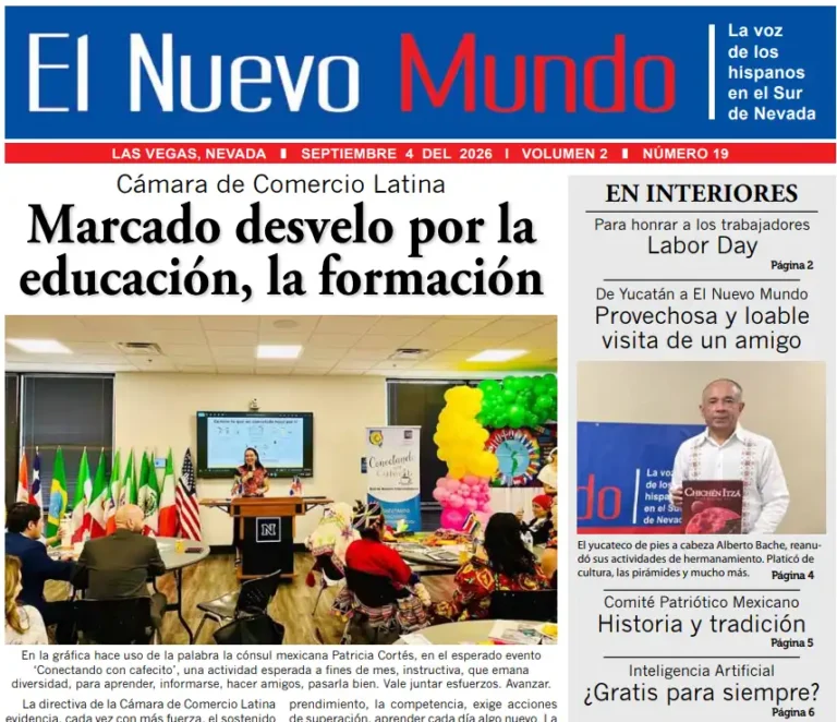 Edicion impresa 04 de septiembre de 2026
