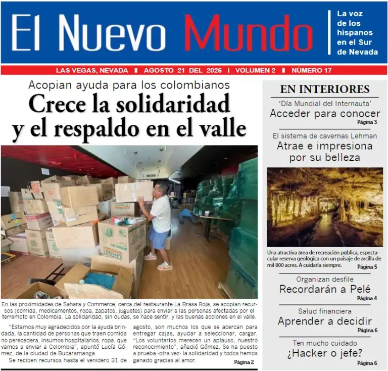 Edicion impresa 21 de agosto de 2026